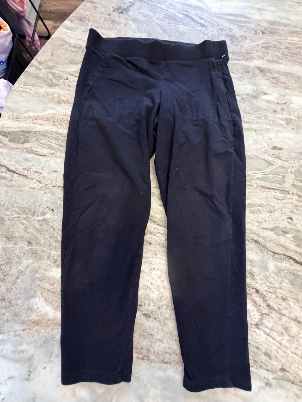 Torrid Black Pull On Straight Leg Stretch Pants Size 1 Plus